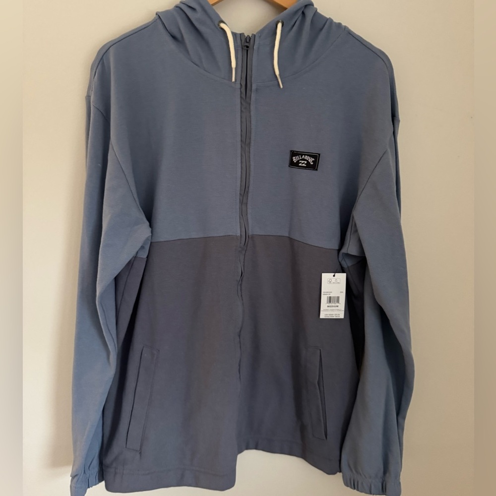 Billabong Abner Color-Block Full Zip Blue Hoodie Jacket